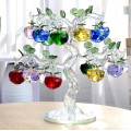 Hermoso regalo de Navidad Crystal Apple con árbol